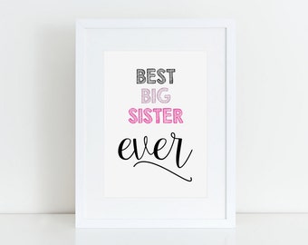 Big sister quote | Etsy