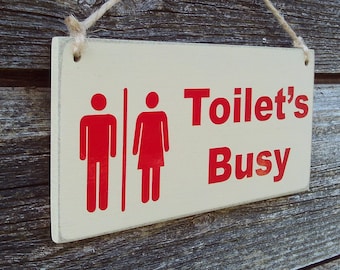 Bathroom Sign Occupied the shitter funny toilet sign. sale price toilet door sign Bathroom Sign Occupied the shitter funny toilet sign. sale price toilet door sign