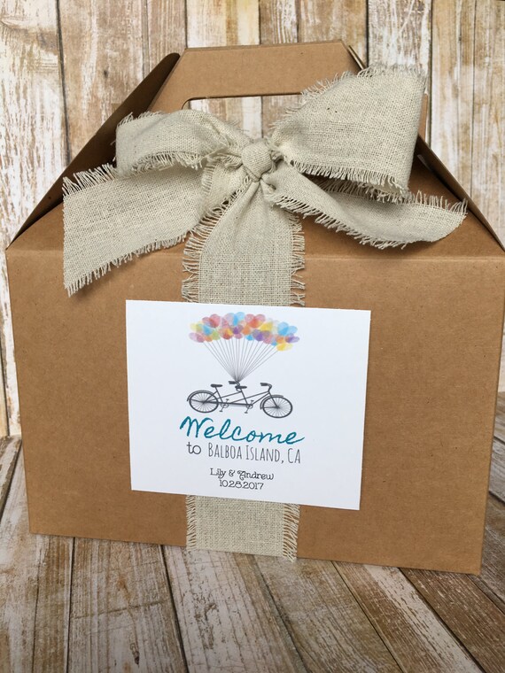 6 Wedding Boxes Out of Town Wedding Guest Box