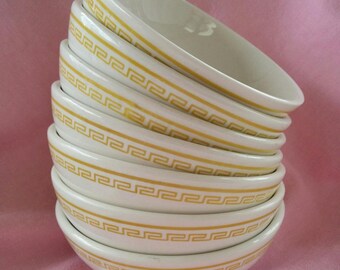 Vintage Homer Laughlin Cereal Bowls - 1977 - Set of 7