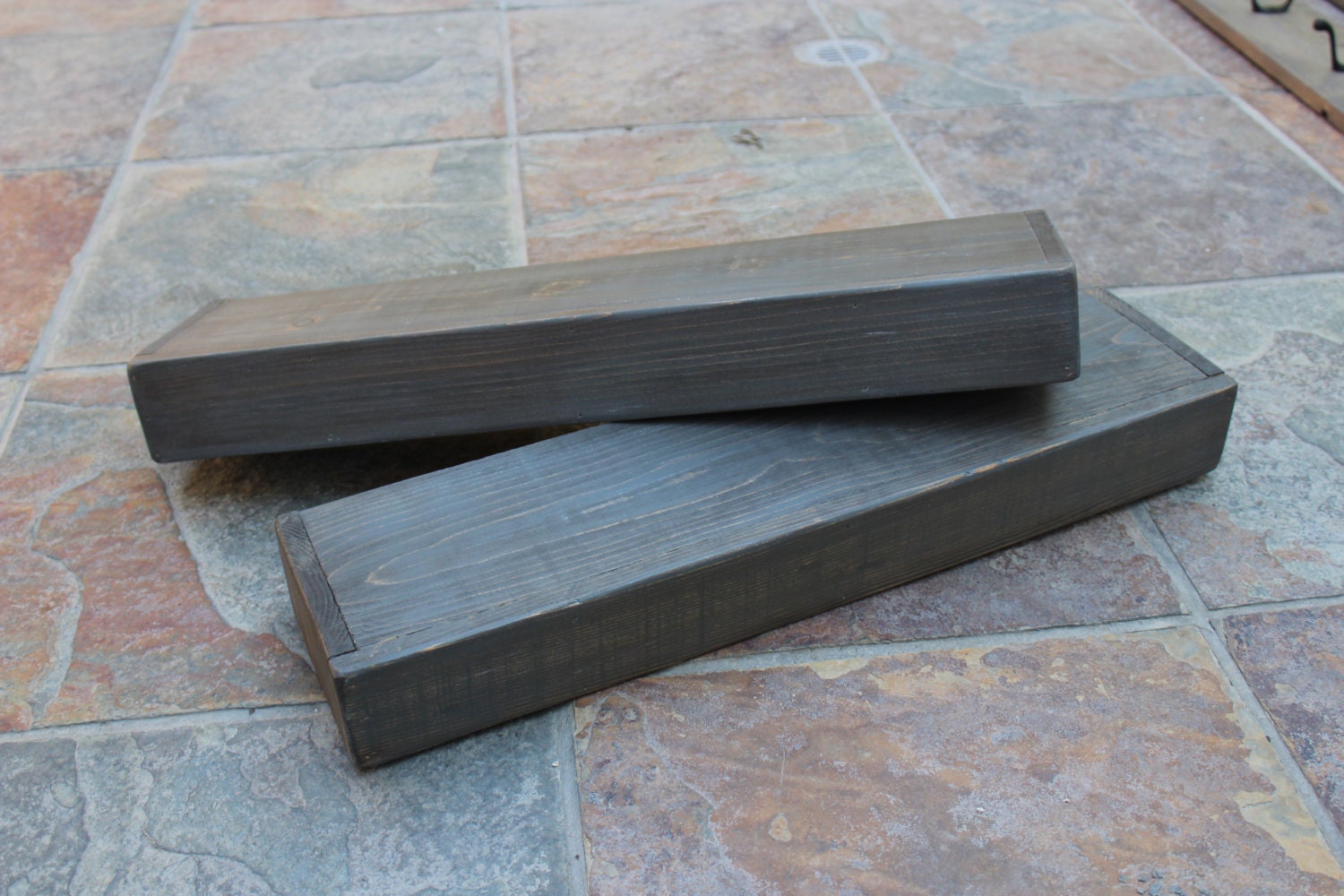 Rustic Floating Shelf Cedar Wood 25 x 6 x