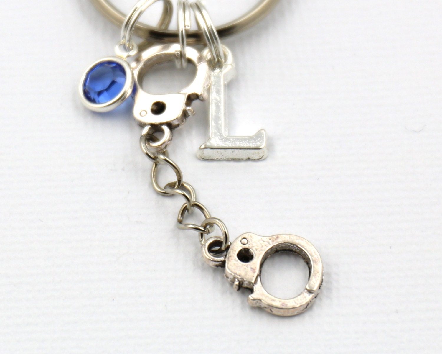 Handcuffs Key Ring Personalized Handcuffs Keychain With