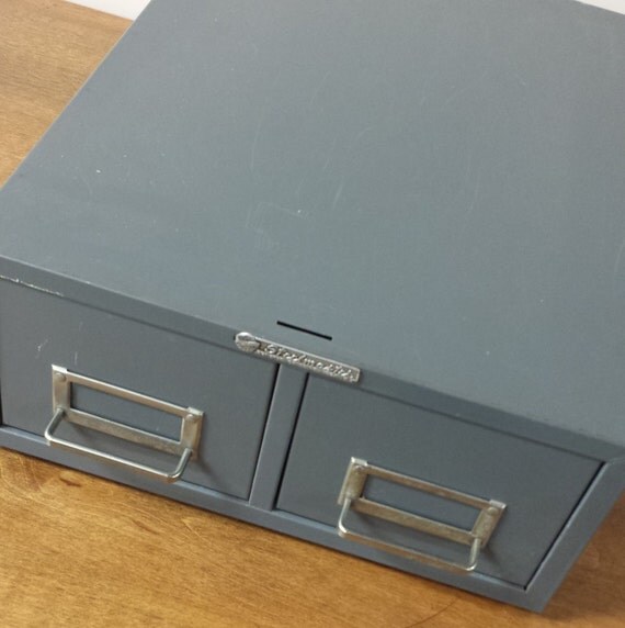 Steelmaster Two Drawer File 3 x 5 Card