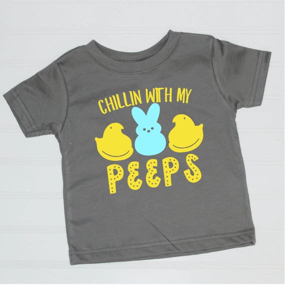 Download Chillin With My Peeps Easter Shirt Kid's Easter Shirt