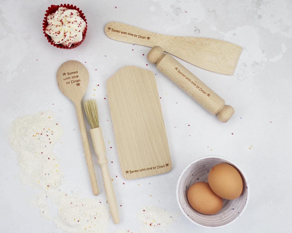 Personalised Baking Set Kids Baking Set Kids Gift Baking