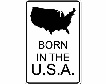 Born in the usa | Etsy