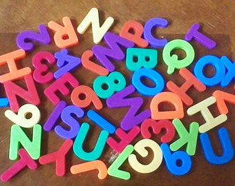 Alphabet magnets | Etsy