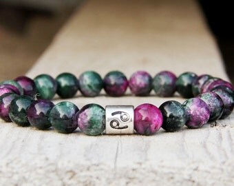 Cancer jewelry Cancer bracelet Cancer Sign Zodiac jewelry Zodiac bracelet Astrology jewelry Astrology bracelet Horoscope jewelry energy