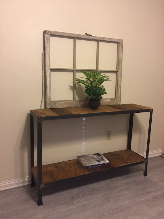 Entry Table console table reclaimed wood handmade