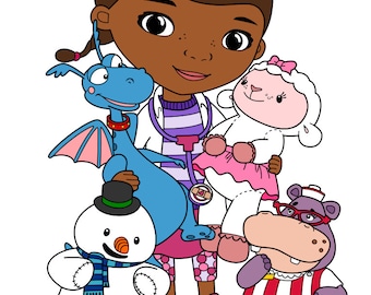 Doc Mcstuffins Group - svg file