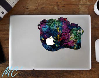 Macbook sticker mac decal macbook pro color vinyl sticker macbook air camera c003
