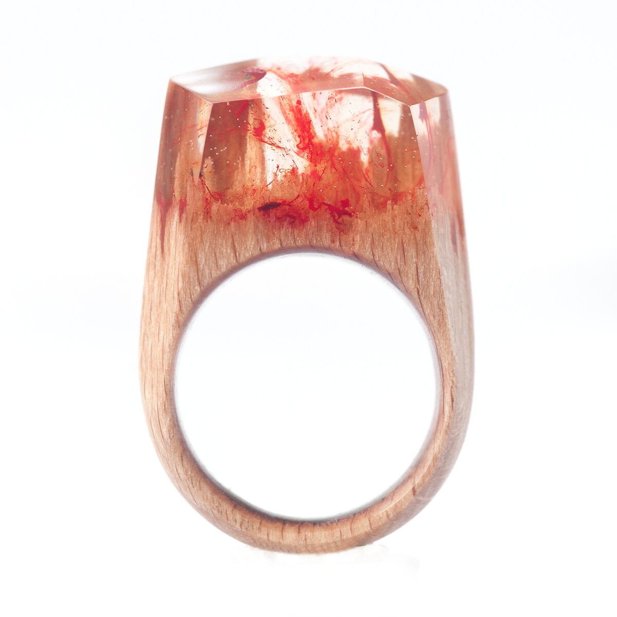 Resin Wood Ring Epoxy Resin Wood Resin Jewelry Wooden Ring