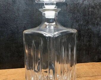 Liquor Decanter, Vintage Decanter, Vintage, 1960s, Liquor Bottle, Barware, Mad Men, Glass Decanter, Liquor, Mid-Century Barware, Decanter