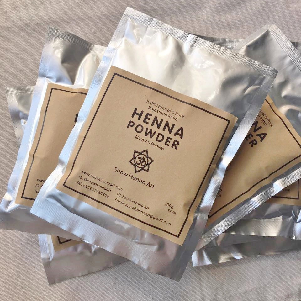 Henna Powder Rajasthani Rajasthan India 100 Pure and Natural