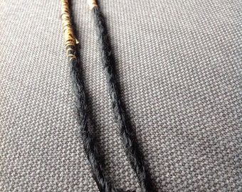 Custom double dread clip in dreadlocks synthetic dreads extensions 100s of colours available any length made to order