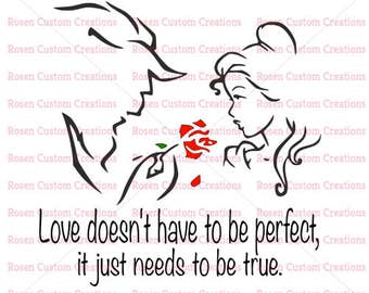 Beauty and the Beast SVG