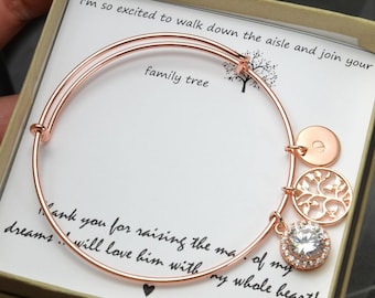Mother in law gift , mother in law wedding gift , mother of the bride gift,mother of the groom gift ,mother daughter bracelet , wedding gift