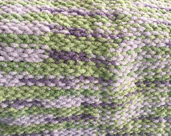 Handmade Knit Baby Blanket