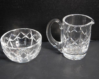 Waterford Creamer and Sugar Bowl