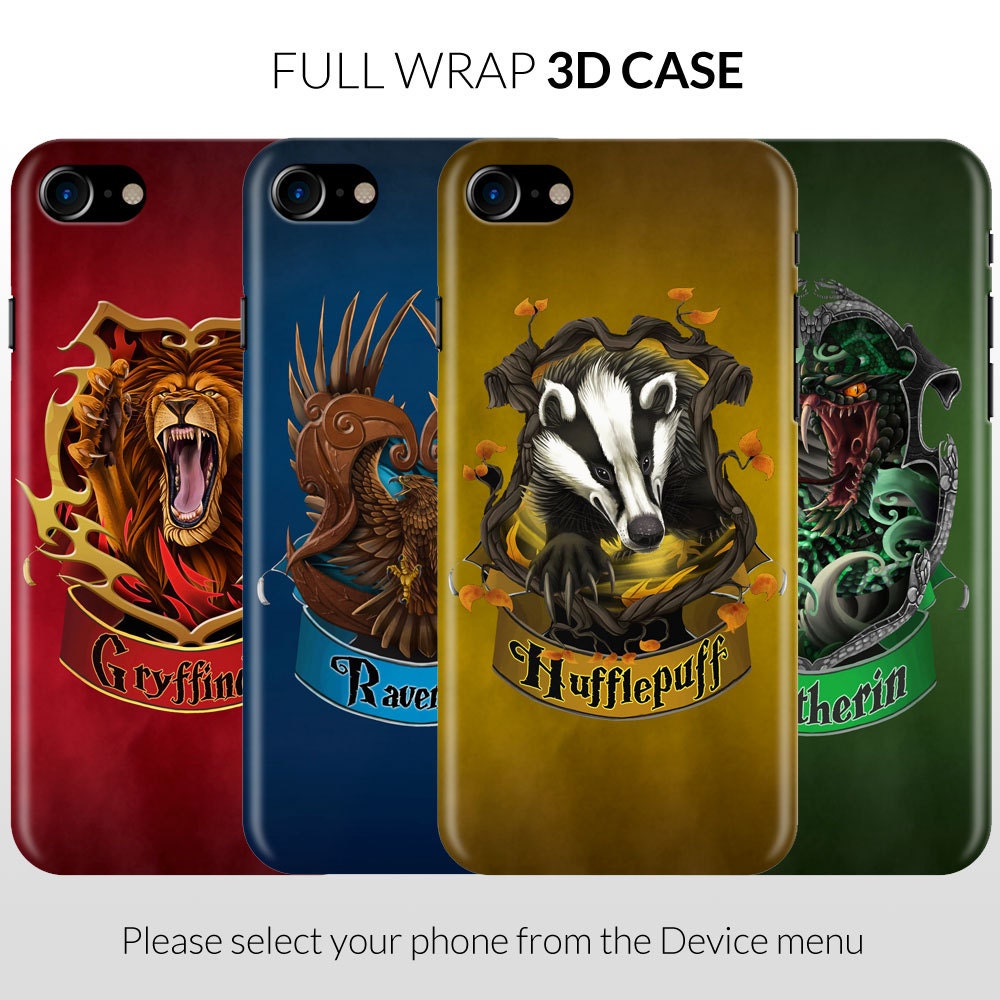 Coque iPhone 8 Harry Potter Poudlard House étui pour iPhone