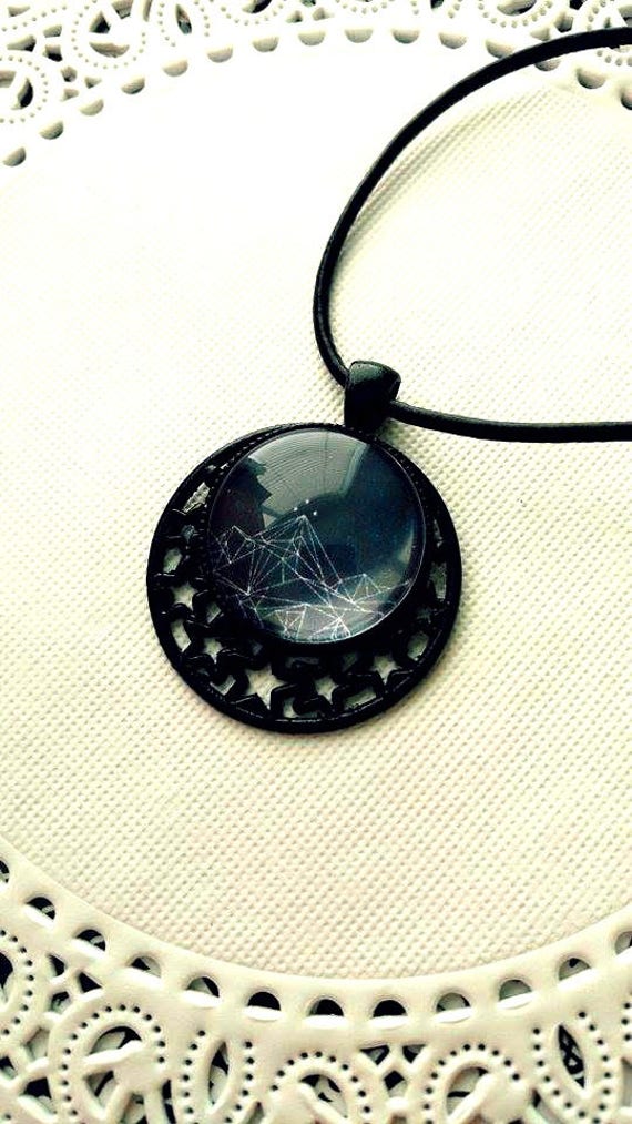 Night Court Starry Pendant Necklace, ACOMAF, ACOTAR, Velaris, night court, night court necklace, Rhysand, Feyre