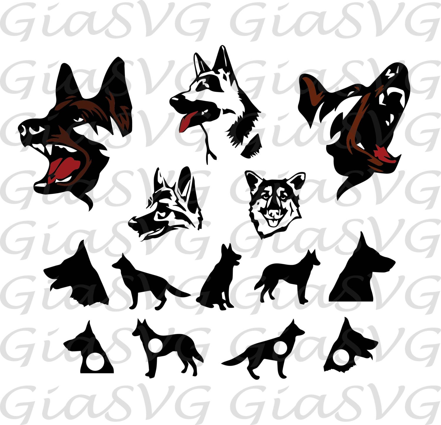 German Shepherd SVG German Shepherd clipart German Shepherd