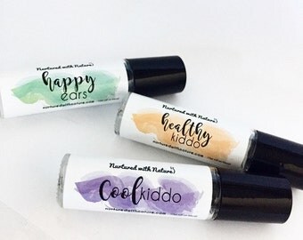 Kids Essential Oil Rollerball Blends; 10ml each. Essential oils; natural remedies; aromatherapy; children.