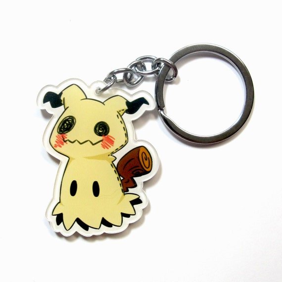 mimikyu plush keychain