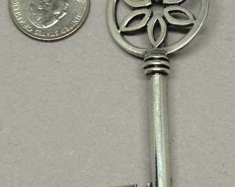 Los Castillo Key Brooch/Pendant Sterling Silver