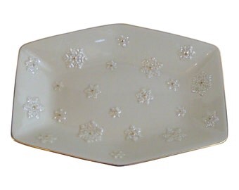 Lenox Candy Dish - Retired Pattern "Winter Splendor"