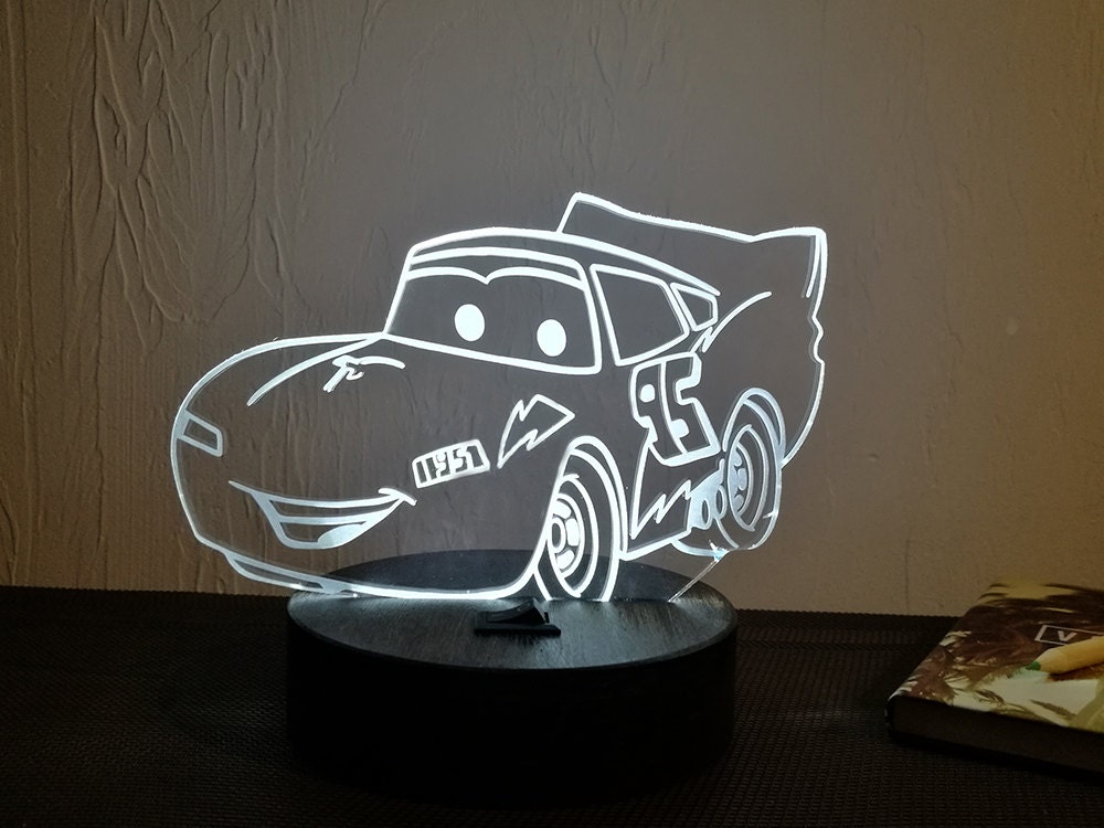 LED Night Light Cars Kids lighting Kids Room Decor Acrylic