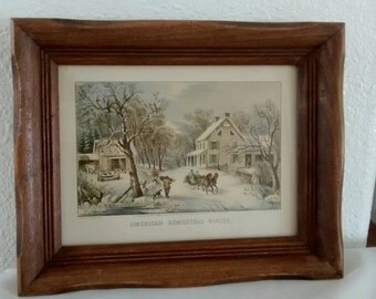 1885 ISAAC NEWTON ANCIEN BATEAU À VAPEUR SUR LA RIVIÈRE HUDSON ANCIEN Lithographie De Currier 12656143