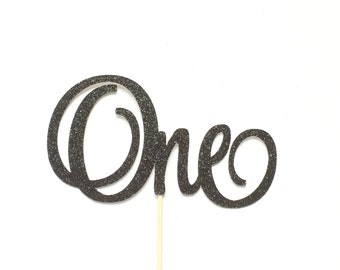 One Cake Topper, First Birthday Topper, Age Cake Topper, Cake Smash, 1st Birthday Cake Topper, Happy Birthday