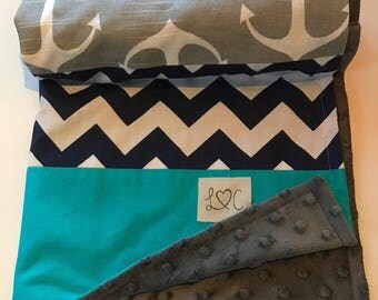 Plush sailor / anchor / chevron
