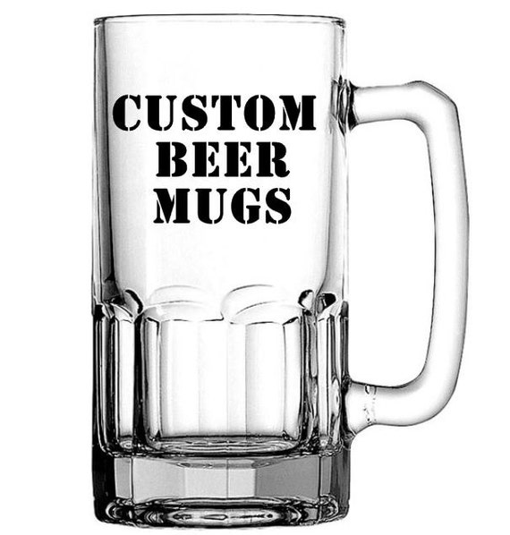 Custom Beer Mugs Personalized Beer Mug Large Beer Mug Beer