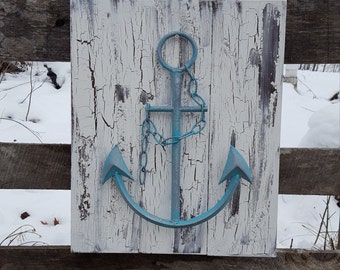 Wooden Anchor Wall Decor anchor wall decor | etsy Wooden Anchor Wall Decor anchor wall decor | etsy