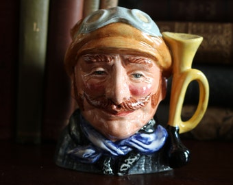 SALE Wonderful Royal Doulton Toby Jug Veteran Motorist Retired D6637