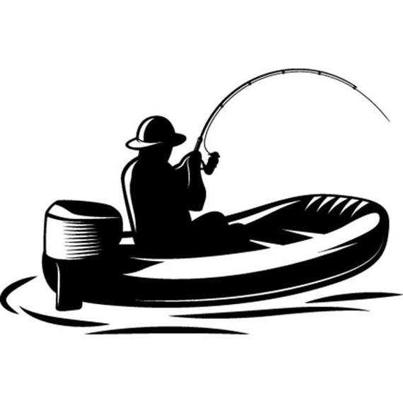 Download Fisherman Fishing Fish Boat Hunting Bass .SVG .EPS .PNG ...