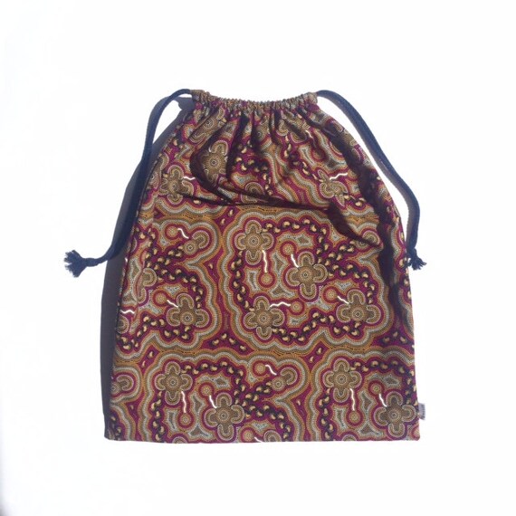 Aboriginal OnWalkabout Drawstring Bag