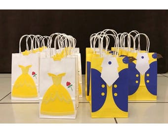 Beauty and the Beast Party Bags (Belle & Beast).