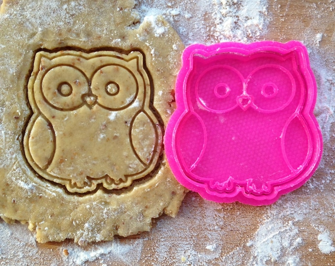 Owl cookie cutter. Bird cookie cutter