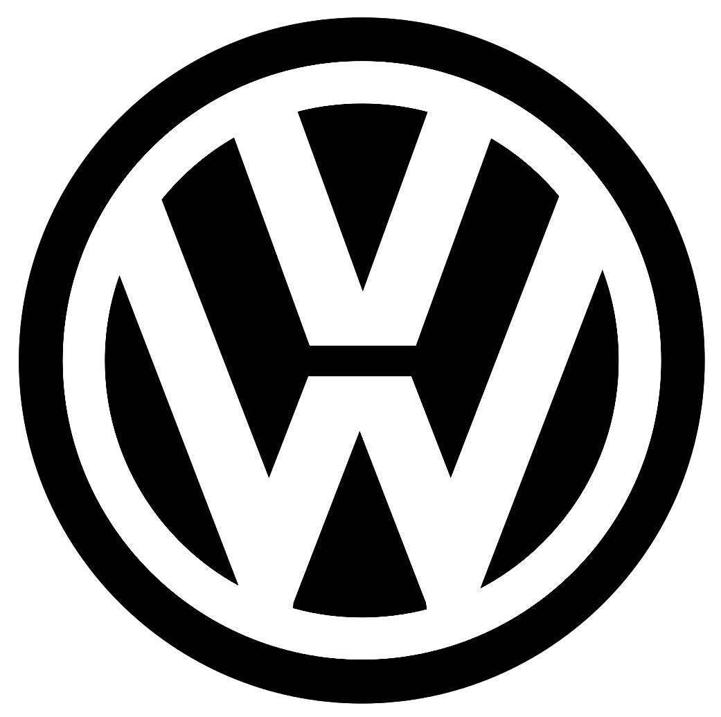 8 Volkswagen High Quality Vinyl Lettering Logo Decal