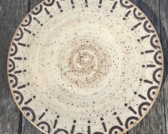 Handmade Speckled Plate