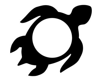 Sea Turtle – SVG Cut File (mtc, svg, pdf, eps, ai, dxf, png & jpg) ~ DIGIDOWN035
