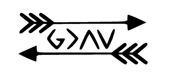 God is Greater than Highs and Lows Ups and Downs with arrows