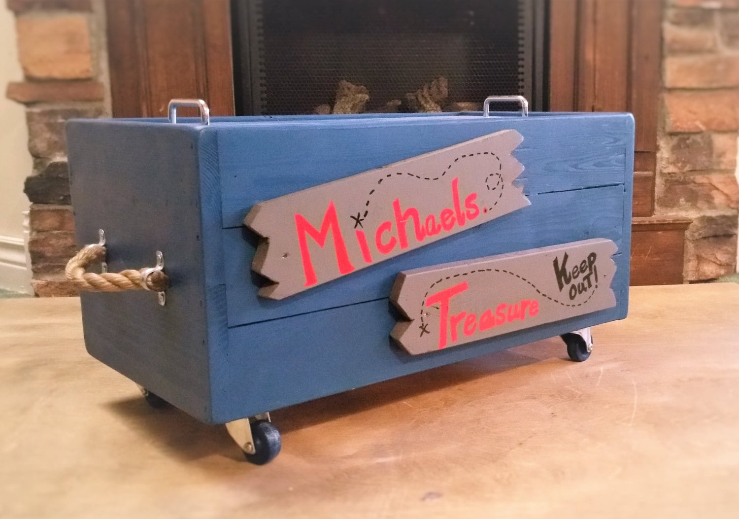 Small Kids Treasure Chest / Toy Box / Toy Crate / Storage