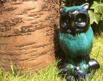 Vintage blue mountain pottery owl / vintage owl figurine / blue mountain Canada / owl statue / owl ceramic figurine / china owl / owl lover