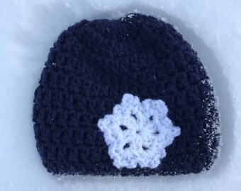 Snowflake Hat, Snowflake crochet hat, snowflake crochet beanie, Winter Beanie