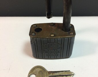 Corbin padlock No. 9970. Made in USA.