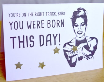 Lady Gaga 'Born This Day' Birthday Card